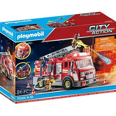 Playmobil Fire Truck Rescue Rescue Ladder - Fire Truck - 86 pcs Playmobil Fire Truck Rescue Rescue Ladder - Fire Truck - 86 pcs
