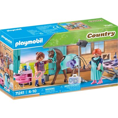 Playmobil Hest Veterinær - 52-dels Rollesett - Byggesett Playmobil Hest Veterinær - 52-dels Rollesett - Byggesett