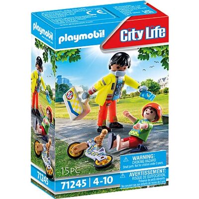 Playmobil City Life Notarzt mit Patient - 15 Teile Playmobil City Life Notarzt mit Patient - 15 Teile