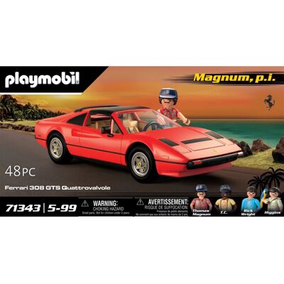 Playmobil Magnum p.i. Ferrari 308 GTS Quattrovalvole (71343) Playmobil Magnum p.i. Ferrari 308 GTS Quattrovalvole (71343)
