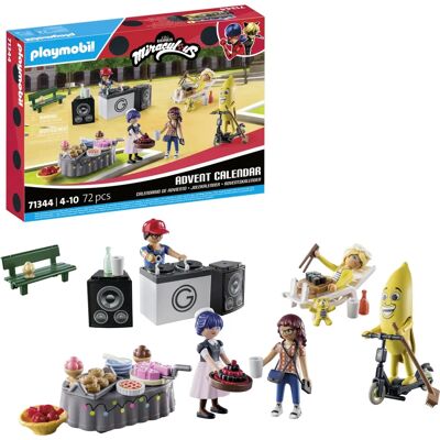 Calendário de Advento Playmobil 71344 Miraculous Ladybug Calendário de Advento Playmobil 71344 Miraculous Ladybug