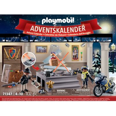 Calendário de Natal Playmobil 71347 Polícia - 24 Surpresas Calendário de Natal Playmobil 71347 Polícia - 24 Surpresas