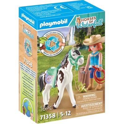 Playmobil 71358 Pferde-Spielset mit Ellie & Sawdust - Westernreitzeug Playmobil 71358 Pferde-Spielset mit Ellie & Sawdust - Westernreitzeug