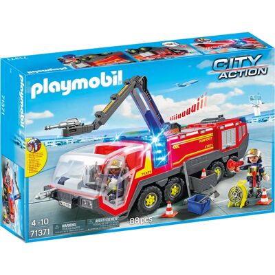Playmobil caminhão de bombeiros de aeroporto - Série City Action 71371 Playmobil caminhão de bombeiros de aeroporto - Série City Action 71371