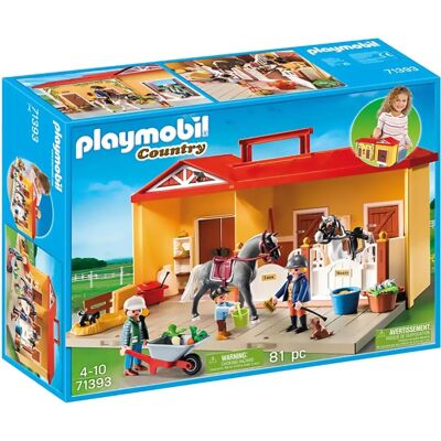 Playmobil 71393 - Estábulo com Animais e Acessórios - Brinquedo Playmobil 71393 - Estábulo com Animais e Acessórios - Brinquedo