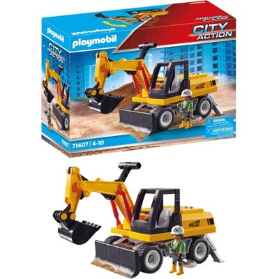 Playmobil 71407 Excavatrice - Jouet Excavatrice - Publicité Playmobil 71407 Excavatrice - Jouet Excavatrice - Publicité