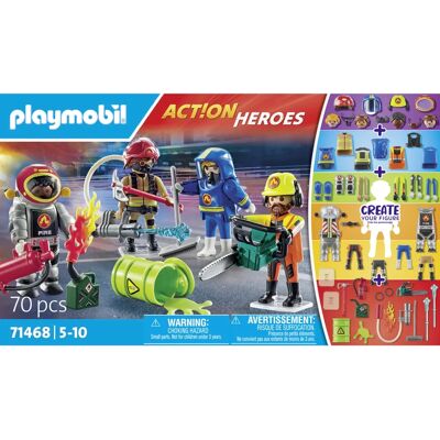 Playmobil Action Heroes – My Figures Fire Brigade (71468) Playmobil Action Heroes – My Figures Fire Brigade (71468)