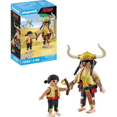 Conjunto de Brinquedos Playmobil Asterix 71545 - 8 Peças - Multicolorido Conjunto de Brinquedos Playmobil Asterix 71545 - 8 Peças - Multicolorido