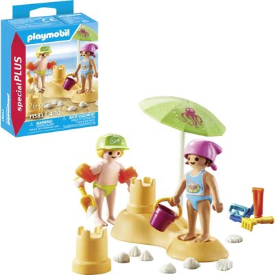 Playmobil 71581 Set di Giocattoli - Bambini con Giochi da Spiaggia Playmobil 71581 Set di Giocattoli - Bambini con Giochi da Spiaggia