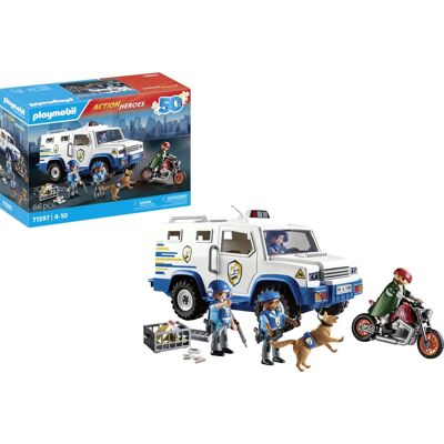 Playmobil 71597 Policyjny Transport Pieniężny - Zabawka Playmobil 71597 Policyjny Transport Pieniężny - Zabawka