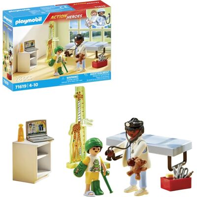 Playmobil Action Heroes - Pediatrician with teddy bear (71619) Playmobil Action Heroes - Pediatrician with teddy bear (71619)
