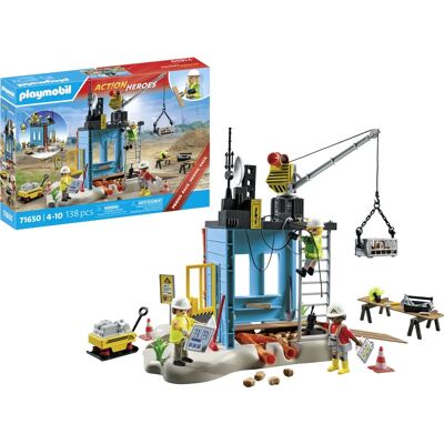 Playmobil Action Heroes - Byggeplass (71650) Playmobil Action Heroes - Byggeplass (71650)
