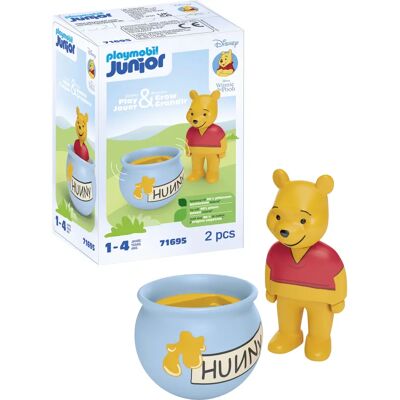 Playmobil JUNIOR & Disney - Le pot de miel équilibré de Winnie l'ourson (71695) - Publicité Playmobil JUNIOR & Disney - Le pot de miel équilibré de Winnie l'ourson (71695) - Publicité