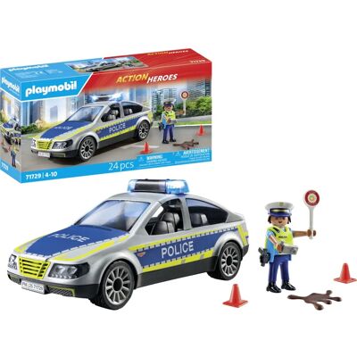 Playmobil Polizeiauto mit Lichter & Sirene - Spielzeugauto Playmobil Polizeiauto mit Lichter & Sirene - Spielzeugauto