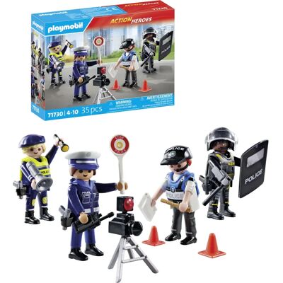 Sada policejních figurek Playmobil - 35 kusů Sada policejních figurek Playmobil - 35 kusů