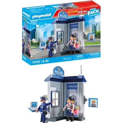 Playmobil Action Heroes Starter Pack - Politie onderzoekskamer Playmobil Action Heroes Starter Pack - Politie onderzoekskamer