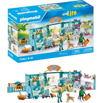PLAYMOBIL 71742 Animal Hotel Caretakers Accessories - Hotel for Animals PLAYMOBIL 71742 Animal Hotel Caretakers Accessories - Hotel for Animals