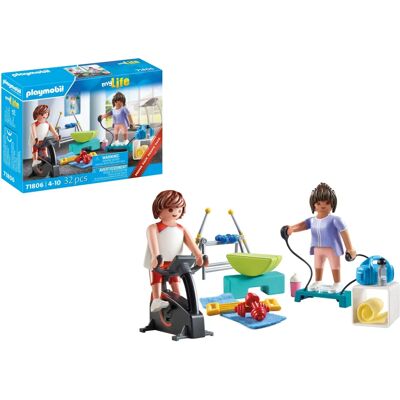Playmobil 71806 Leksakssats med fitness tillbehör Playmobil 71806 Leksakssats med fitness tillbehör