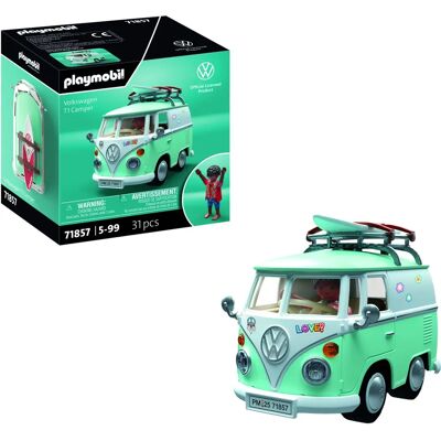 Playmobil 71857 Volkswagen T1 Camper Toy Playset - toy playset Playmobil 71857 Volkswagen T1 Camper Toy Playset - toy playset