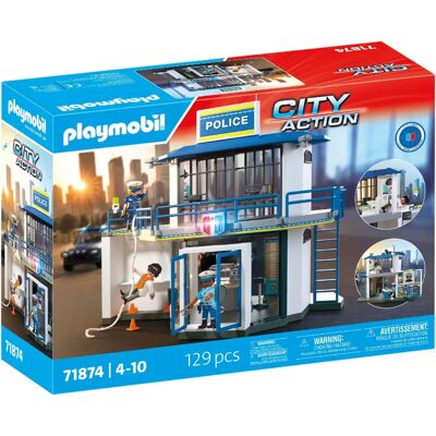 Playmobil City Action 71874 Police Station with Research Room - Toy Playset Playmobil City Action 71874 Police Station with Research Room - Toy Playset