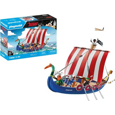 Navio Pirata Playmobil Asterix - Brinquedo de Aventura Navio Pirata Playmobil Asterix - Brinquedo de Aventura
