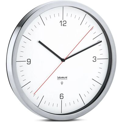 Blomus Crono Funkuhr - Weiß - Wanduhren Blomus Crono Funkuhr - Weiß - Wanduhren
