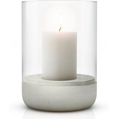 Blomus Calma Tealight Holder - Stor - Betong & Glas Blomus Calma Tealight Holder - Stor - Betong & Glas