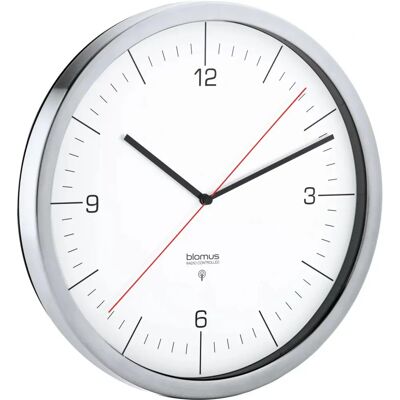 Blomus CRONO Wanduhr - 24cm, Weiß Edelstahl Blomus CRONO Wanduhr - 24cm, Weiß Edelstahl