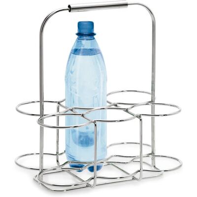 Porta-bebidas Blomus 68484 - Aço inoxidável 6 garrafas Porta-bebidas Blomus 68484 - Aço inoxidável 6 garrafas