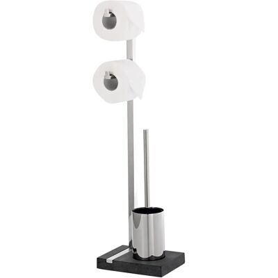 Blomus MENOTO Podwójny uchwyt na papier toaletowy - Akcesoria łazienkowe z stali nierdzewnej Blomus MENOTO Podwójny uchwyt na papier toaletowy - Akcesoria łazienkowe z stali nierdzewnej