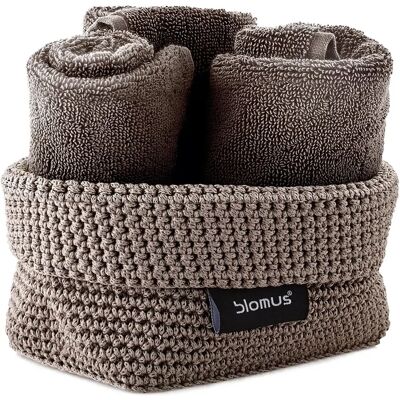 Blomus TELA M Panier de rangement - Rectangulaire - Textile - Organisation maison Blomus TELA M Panier de rangement - Rectangulaire - Textile - Organisation maison
