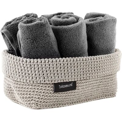 Blomus TELA Large Storage Basket - Rectangular Sand Blomus TELA Large Storage Basket - Rectangular Sand