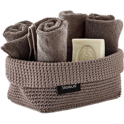 Panier de rangement Blomus TELA L - Rectangulaire, Taupe - Panier de rangement Panier de rangement Blomus TELA L - Rectangulaire, Taupe - Panier de rangement