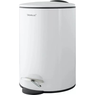 Blomus 68945 Cubo de Basura de Acero Blanco con Pedal - Cubo de basura Blomus 68945 Cubo de Basura de Acero Blanco con Pedal - Cubo de basura