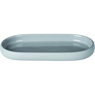 Blomus SONO ceramiczna taca łazienkowa - Szara - 19x10 cm Blomus SONO ceramiczna taca łazienkowa - Szara - 19x10 cm