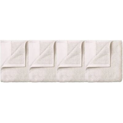 Set di Asciugamani Ospite Blomus Riva - 4x 30x30cm Moonbeam Set di Asciugamani Ospite Blomus Riva - 4x 30x30cm Moonbeam