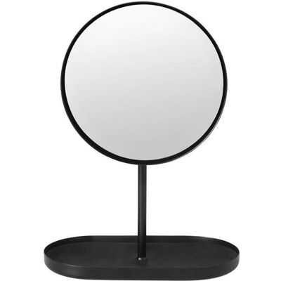 Blomus B69085 - Lustro kosmetyczne powiększające 5x z tytanu Blomus B69085 - Lustro kosmetyczne powiększające 5x z tytanu