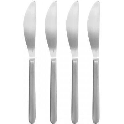 Blomus Stella Butter Knife Set aus Edelstahl - Silber Blomus Stella Butter Knife Set aus Edelstahl - Silber