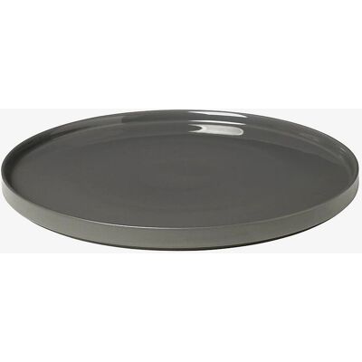 Blomus Pilar Serveringsfat - Keramikk, Pewter, 35cm Blomus Pilar Serveringsfat - Keramikk, Pewter, 35cm
