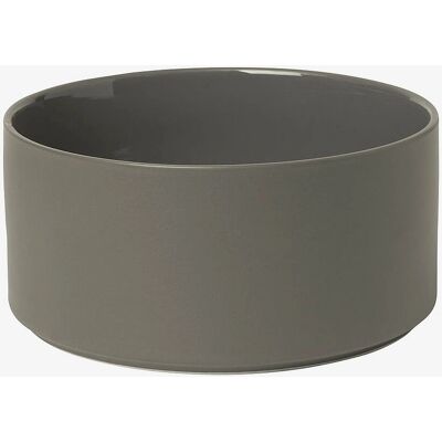 Blomus Pilar Dyp Keramisk Bolle - 20cm Grå Blomus Pilar Dyp Keramisk Bolle - 20cm Grå