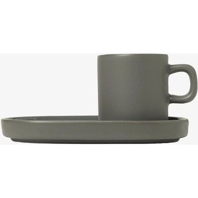 Blomus Pilar Keramik Espressoset - 2 Stück Grau Blomus Pilar Keramik Espressoset - 2 Stück Grau