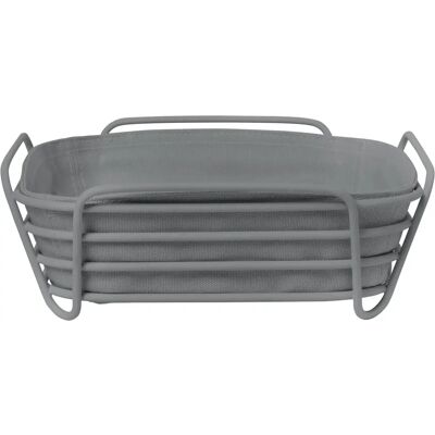 Blomus B64073 - Cesta de pan - 26x26 cm - Sharkskin - Accesorio de Cocina Elegante Blomus B64073 - Cesta de pan - 26x26 cm - Sharkskin - Accesorio de Cocina Elegante