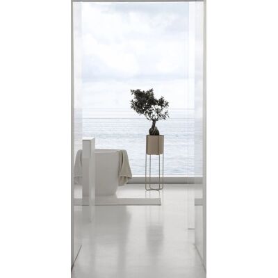 Pot de fleurs KENA Nomad avec Support - 80,5cm - Beige - Publicité Pot de fleurs KENA Nomad avec Support - 80,5cm - Beige - Publicité