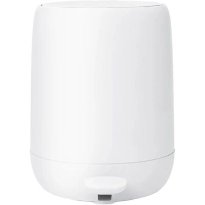 Blomus Sono 5L Weiß Abfalleimer mit Pedal - Badserie Blomus Sono 5L Weiß Abfalleimer mit Pedal - Badserie