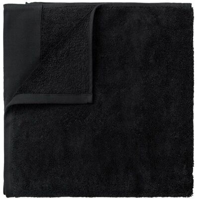 Blomus Riva Handtuch - Schwarz - 50x100 cm Blomus Riva Handtuch - Schwarz - 50x100 cm