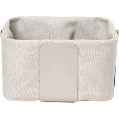 Blomus 64206 Baumwoll-Quadrat Brotkorb - Stahl Creme Blomus 64206 Baumwoll-Quadrat Brotkorb - Stahl Creme