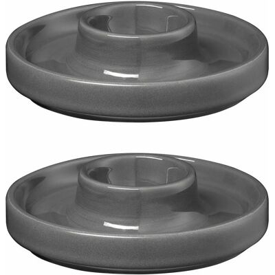 Blomus 10,5cm Tinn Egg Cup Sett 2 - Eggholder - Egg Cup - Egg Dish - Kjøkken Dekorasjon Blomus 10,5cm Tinn Egg Cup Sett 2 - Eggholder - Egg Cup - Egg Dish - Kjøkken Dekorasjon