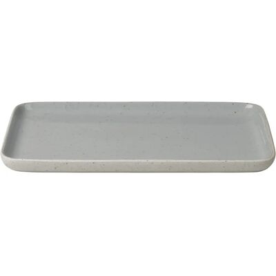 Blomus Sablo Servierplatte - Steinzeug, 15cm, Grau Blomus Sablo Servierplatte - Steinzeug, 15cm, Grau
