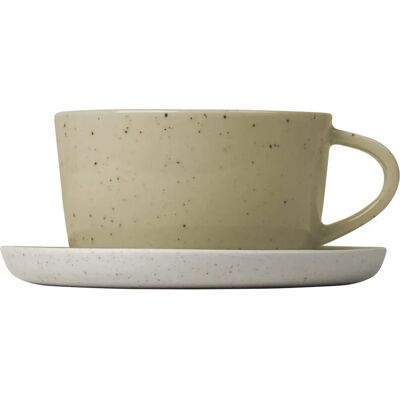 Ensemble de 2 Tasses à Café Beige Savannah avec Soucoupes - blomus - Publicité Ensemble de 2 Tasses à Café Beige Savannah avec Soucoupes - blomus - Publicité