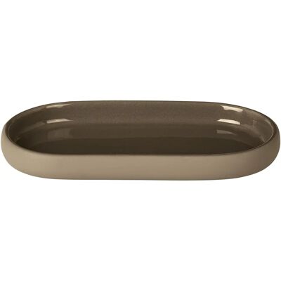 Blomus Sono 10x19 cm ceramiczna taca do łazienki Blomus Sono 10x19 cm ceramiczna taca do łazienki